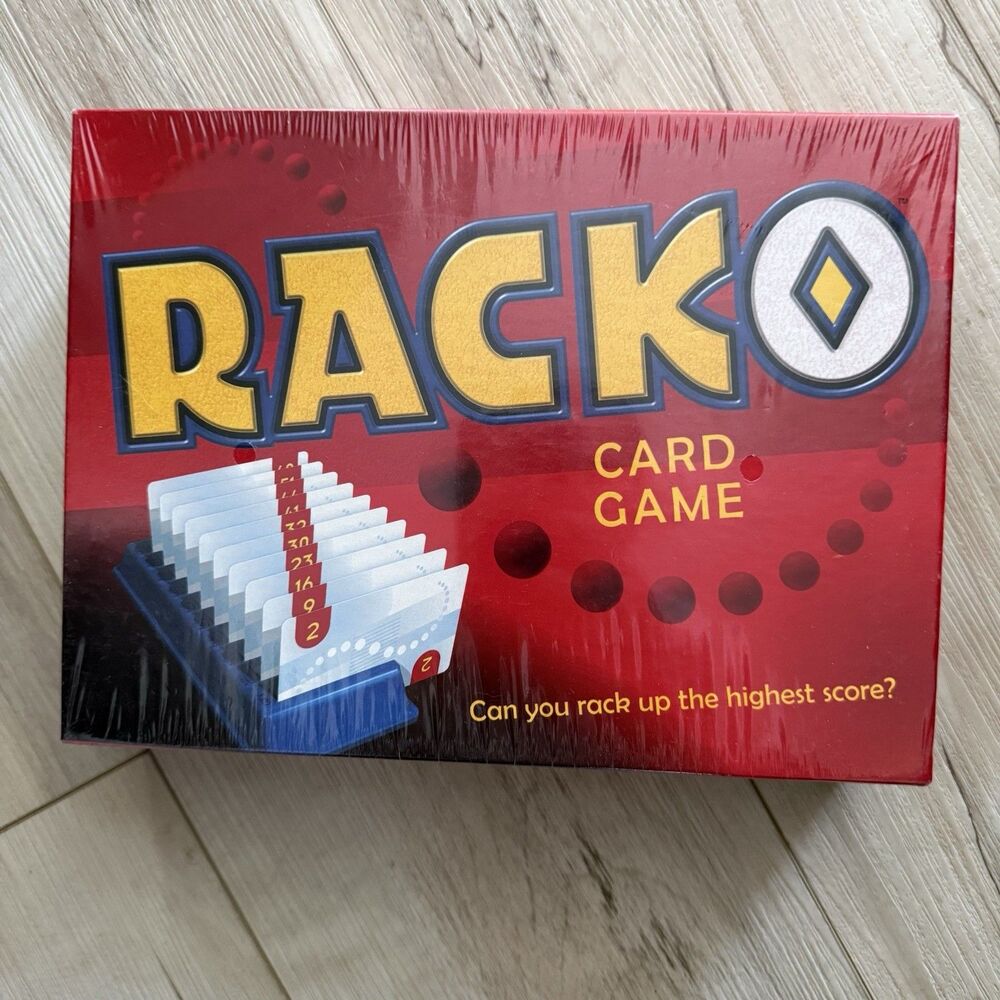 NWT RACKO Card Game 1997 by Parker Brothers Sealed Vintage Retro Made in USA